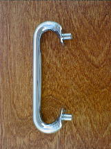 bright chrome finish peened base solid handle (sm)