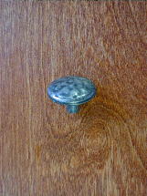 antique pewter finish mission rnd mushroom knob