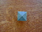 Antique pewter Mission pyramid knob CH-23116