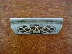 firenza silver scroll design finger pull