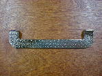 diamond plate bright aged nickel 7in pull