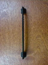 Diamond plate matte black tread design 7in pull ch3049mb