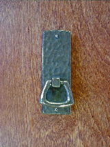 antique brass finish mission vertical bail pull