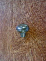 antique brass finish mission solid round knob