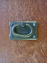 antique brass finish mission horizontal bail pull (sm)