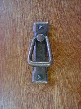 antique copper finish mission vertical bail pull