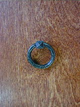 weathered bronze finish mission ring bail pull
