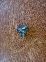 weathered bronze finish mission solid round knob
