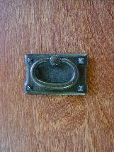 weathered bronze finish mission horizontal bail pull