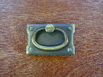 Antique brass Mission small bail pull CH-6017abh
