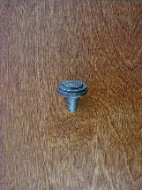 satin bronze arts crafts round knob (sm)