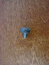 satin bronze arts crafts round knob (sm)