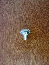 natural white bronze arts crafts round knob (sm)