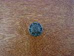 Satin bronze arts crafts style sheild knob CH-6201sb