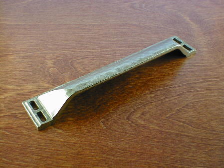 natural white bronze arts crafts 7-1/2" finger pull