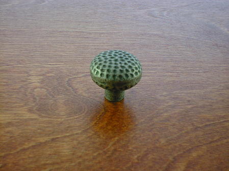 ch7115ep old english pewter arts crafts dimpled round knob