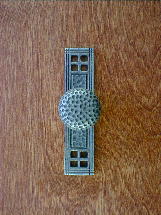 old english arts crafts backplate w/round knob ch7415ep