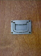 Old iron marina flush mount pull w/flush handle craftsmanhardware ch750019