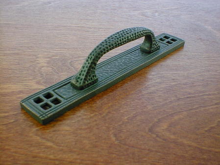 CH-7911sb satin bronze backplate/handle arts crafts pull