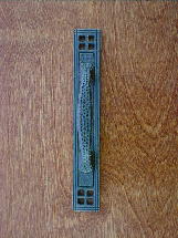 Satin bronze backplate/handle arts crafts pull ch7911sb