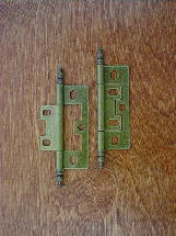 ch8294ab antique brass craftsmans steeple finial butt hinge (pr)