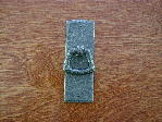 Old english arts crafts style backplate bail pull CH-8615ep