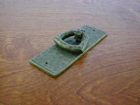 ch-8615ep old english wavey backplate arts crafts pendant pull