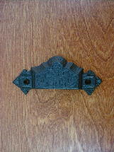 ch9140 country farmhouse cast ornate design bin pull