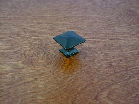 country farmhouse cast pyramid top square knob ch9262
