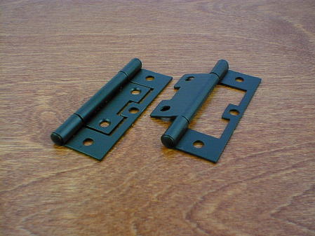 country farmhouse 3in steel non mortise hinges (pr) ch9558