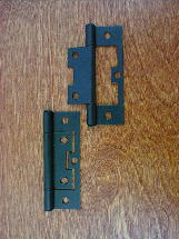 ch9558 country farmhouse 3in steel non mortise hinges (pr)