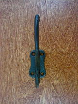 ch9901oi black cast scroll schoolhouse coat hook 