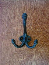 ch9903oi black cast triple acorn hall closet coat hook