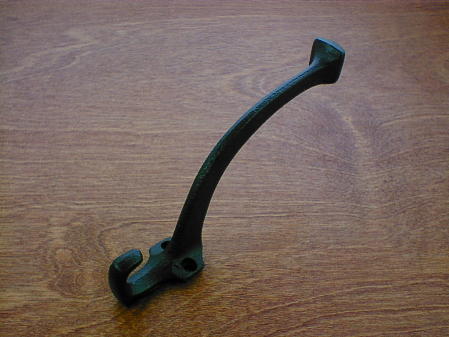 black cast craftsman halltree coat hook ch9907oi