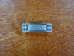 Antique pewter bungalow style rectangular knob CH-7526ap