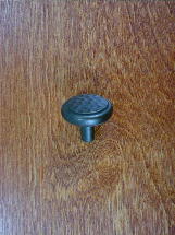 windover dark antique finish round mushroom knob