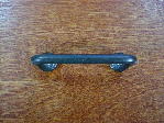 Flat black bungalow style peened base handle CH-2173bi