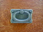 Antique pewter Mission horizontal bail pull CH-23363