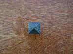 Satin bronze arts crafts style pyramid knob CH-8211sb