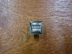 black nickel vibed traditional fluted base square knob (sm)