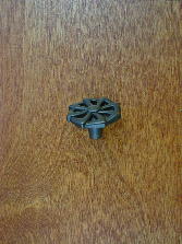 CH-4000.22 oil rubbed dark brown marella design ali pinwheel top knob craftsmanhardware.com