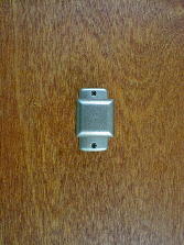 CH-4600.19 old iron pewter square flutted knob w/backplate craftsmanhardware ch460019