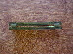 old brass twin bow style concave handle Craftsmanhardware.com