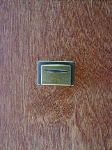 ch-1529.09 antique brass art deco style convex knob