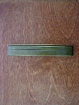 antique brass art deco style 6in handle ch153009