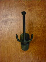 3 pronged gustav stickley halltree coat hook craftsmanhardware.com-ch-9908